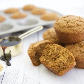 If you love gingerbread and want a lighter, healthier gingerbread recipe to enjoy it all year round, try these fluffy Whole Wheat Gingerbread Muffins.