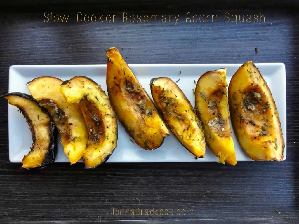 Acorn squash are no longer difficult to prepare with this no-fuss slow cooker method. Rosemary and balsamic vinegar jazz up the flavor to create a spectacular side dish. Via @JBraddockRD