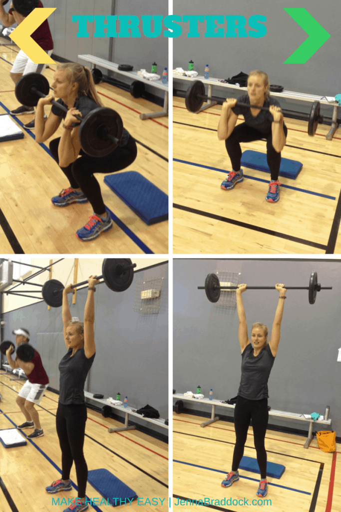 Workout Wednesday: Thrusters - the one move you should be doing. #MakeHealthyEasy | @JBraddockRD #WOD #Fitfluential