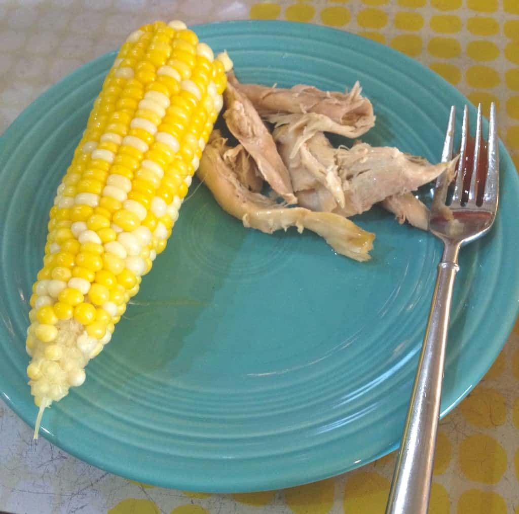 Slow Cooker Roasted Chicken via www.JennaBraddock.com