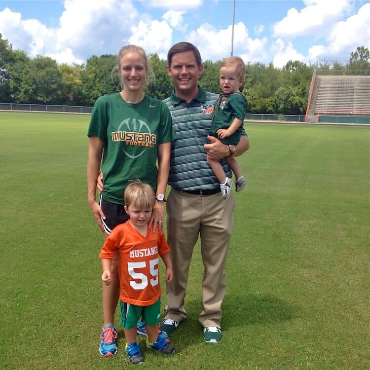 Being married to football is an awesome life. It's hard, fun and exciting. Here'a little glimpse in to my life as a coach's wife. #MakeHealthyEasy via @JBraddockRD