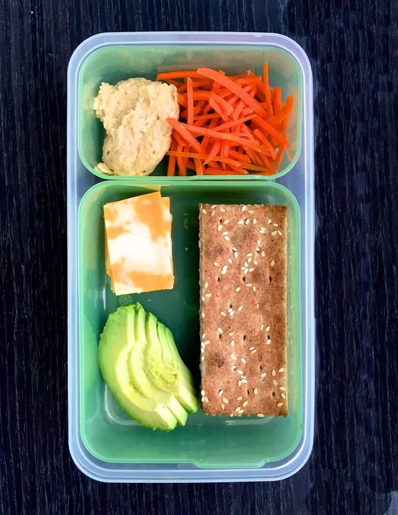 It's easy to run out of school lunch ideas, especially healthy ones. Here's a list of some new ideas to keep you going all through the school year, plus my 2 key concepts for packing a healthy lunch. #MakeHealthyEasy va @JBraddockRD http://JennaBraddock.com