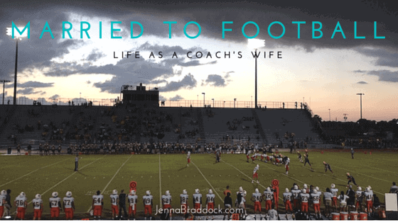 Being married to football is an awesome life. It's hard, fun and exciting. Here'a little glimpse in to my life as a coach's wife. #MakeHealthyEasy via @JBraddockRD