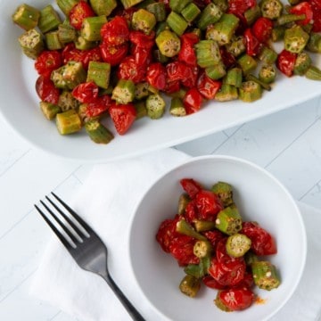 roasted okra and tomatoes recipe