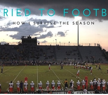 Married to Football: Life as a football coach's wife is not easy. Here's several ways how I survive the season. #MakeHealthyEasy via @JBraddockRD http://JennaBraddock.com