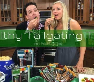 With a few easy tips you can have a delicious AND healthy spread at your next football game. Check out these Make Healthy Easy Tailgating Tips. #MakeHealthyEasy via @JBraddockRD https://jennabraddock.com