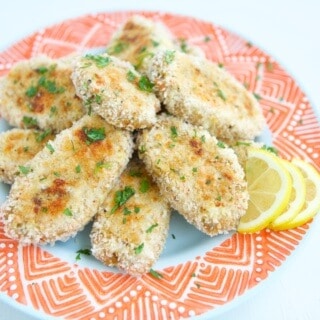 This Homemade Fish Fingers recipe will become a staple in your home in no time and help you reach the recommendation of eating seafood twice a week for a healthy heart. It's kid friendly and customizable to your taste preferences. Little fingers will gobble up these fish fingers!