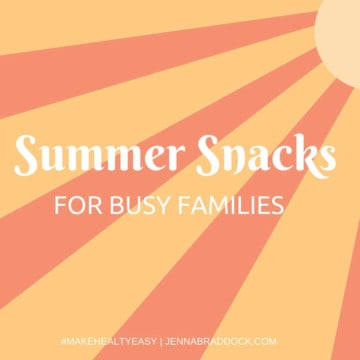 The summer time brings a shift in everyone's schedule and can throw mom's for a big loop when it comes to finding healthy foods for on the go. Get some doable, delicious and healthy ideas for your summer snacking adventures that can go wherever you go.