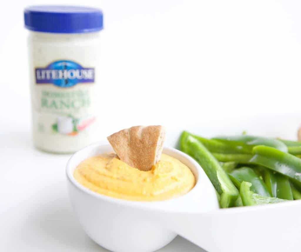 If you don't like carrots or you don't like hummus, snap out of it and try this insanely good and easy Roasted Carrot & Ranch Hummus. 