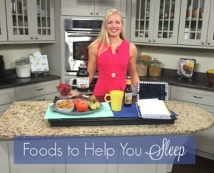 Is your sleep a little less than great? Here are foods to help you sleep and some helpful reminders on how to achieve a better night's sleep.