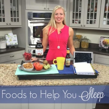 Is your sleep a little less than great? Here are foods to help you sleep and some helpful reminders on how to achieve a better night's sleep.