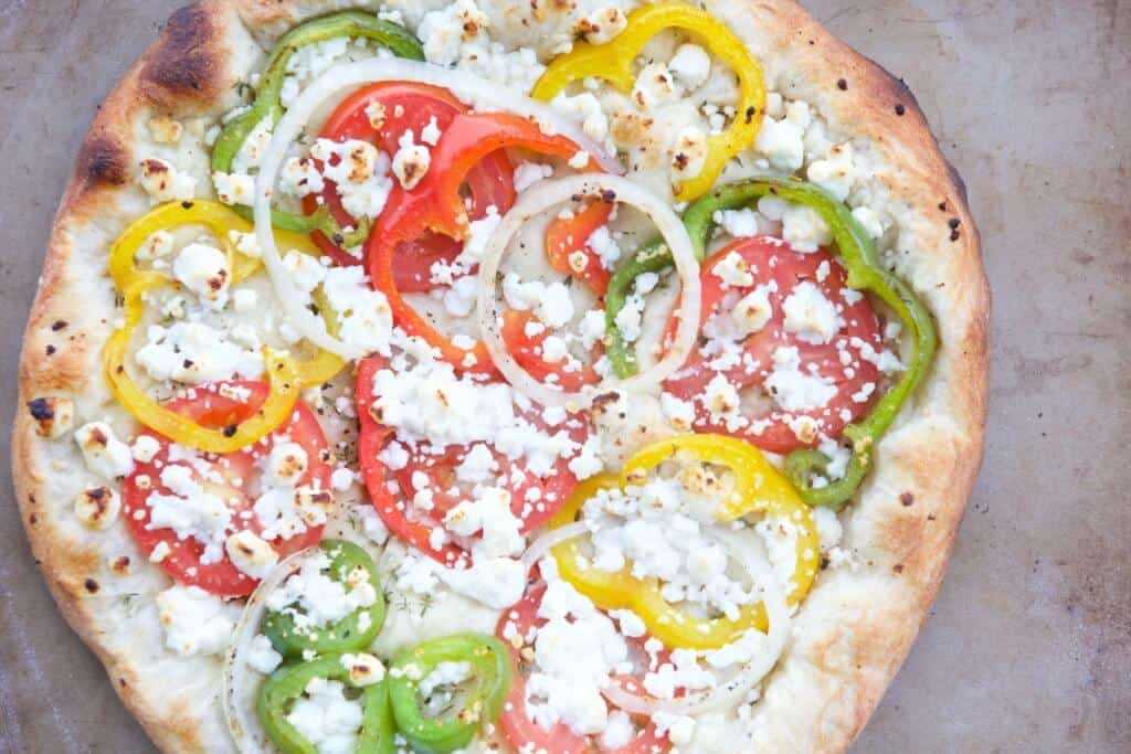 How to make a healthy grilled pizza