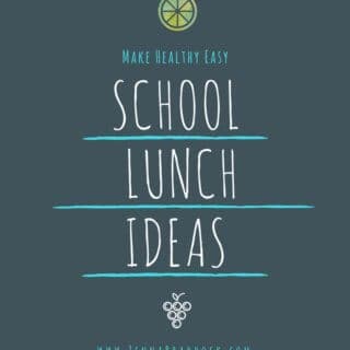 It's back to school time and that means you may need some school lunch ideas. Am I right? Here's some simple ideas and recipes to help make lunches happen without the headache.