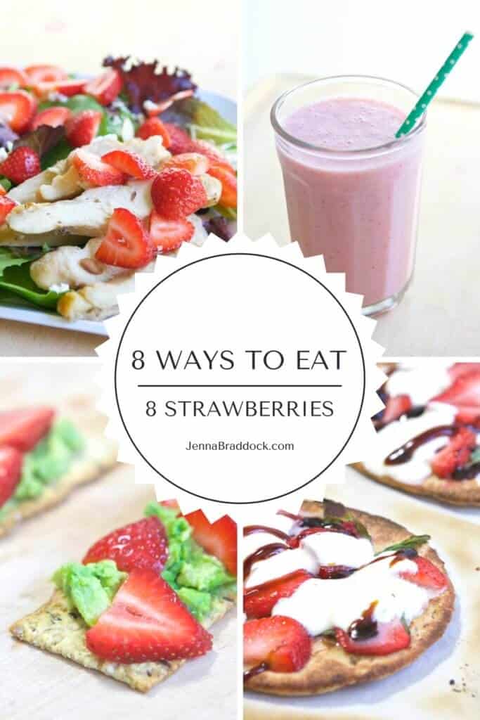 8 Ways to Eat Strawberries - 8 easy ways to get a serving of strawberries in your day. #sponsored