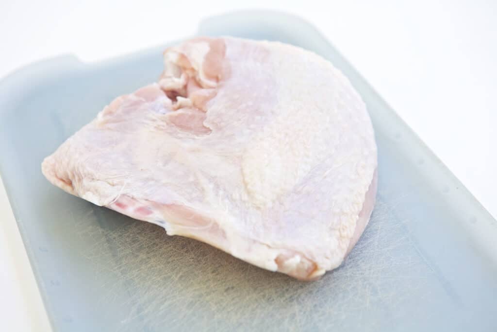 Raw turkey breast