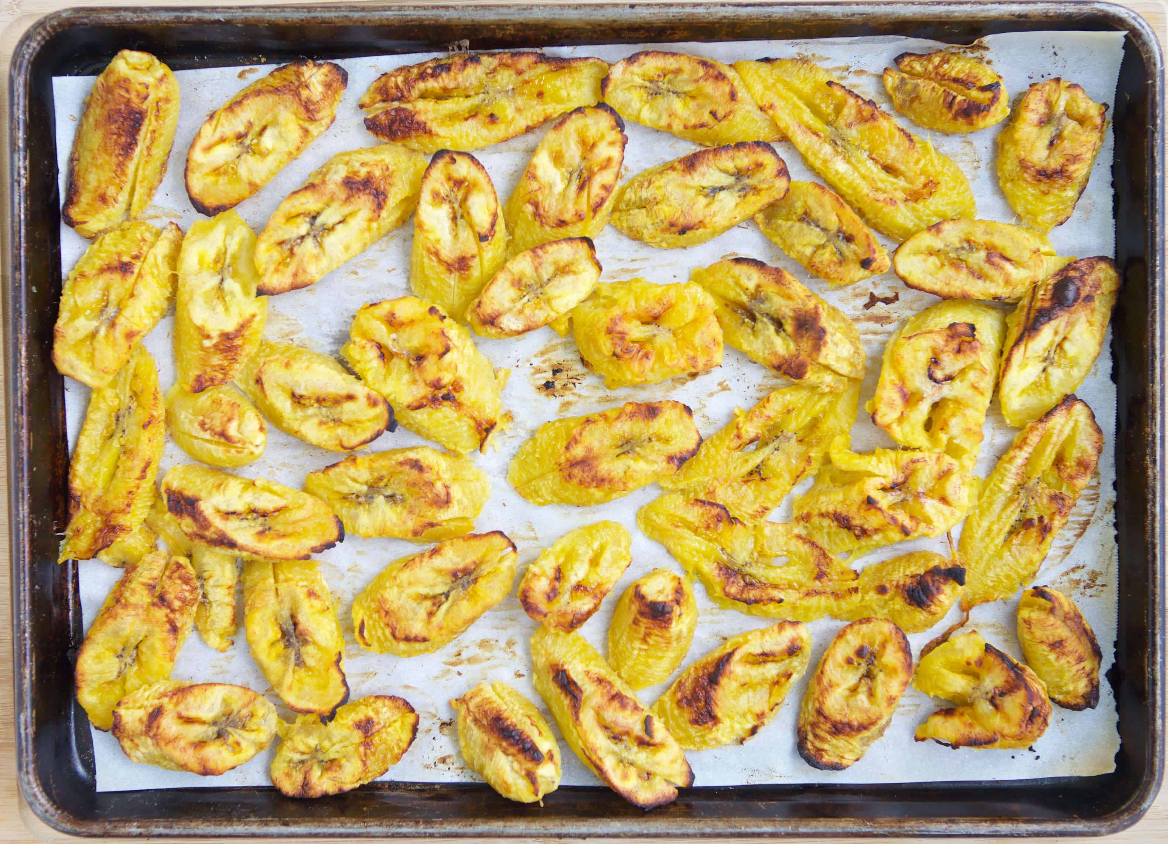 Baked plantains