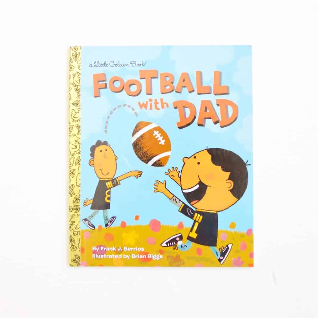 A Little Golden Book called Football with Dad by Frank Berrios