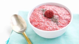This 5 ingredient, easy Raspberry Chia Pudding is perfect for a chia newbie as a high fiber meal or snack. Customize it to your taste and preference.