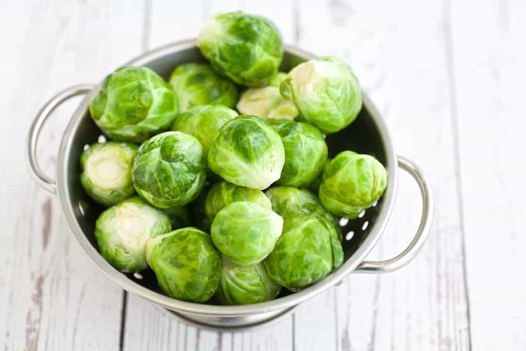 bowl of Brussels sprouts