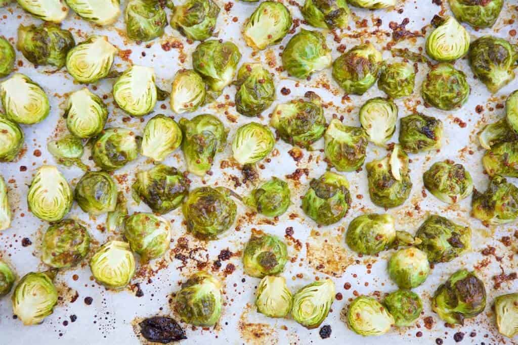 honey mustard brussel sprouts