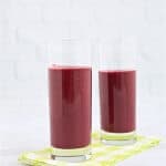 Start your day with this delicious and healthy mango beet breakfast smoothie. If you don't think beets (like me) this smoothie just might change your mind.