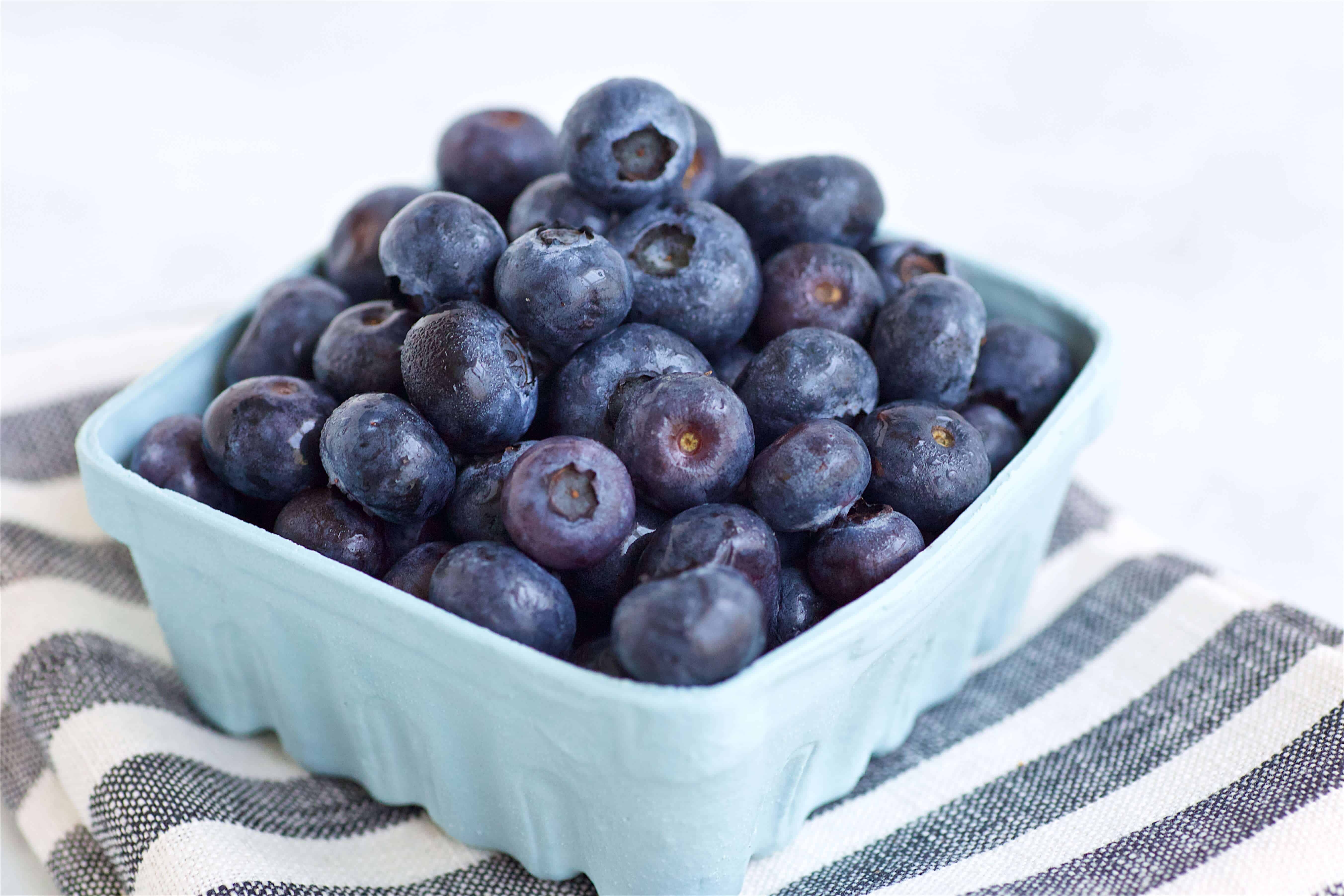 Bowl of blueberries