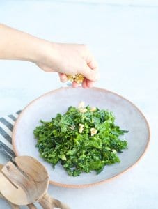 Raw kale is quickly transformed in to a delicious, fresh salad by adding creamy avocados and sweet balsamic vinegar to the party. Try this easy Avocado Kale Salad and you’ll have everyone shouting “Kale Yes!”