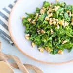 Raw kale is quickly transformed in to a delicious, fresh salad by adding creamy avocados and sweet balsamic vinegar to the party. Try this easy Avocado Kale Salad and you’ll have everyone shouting “Kale Yes!”