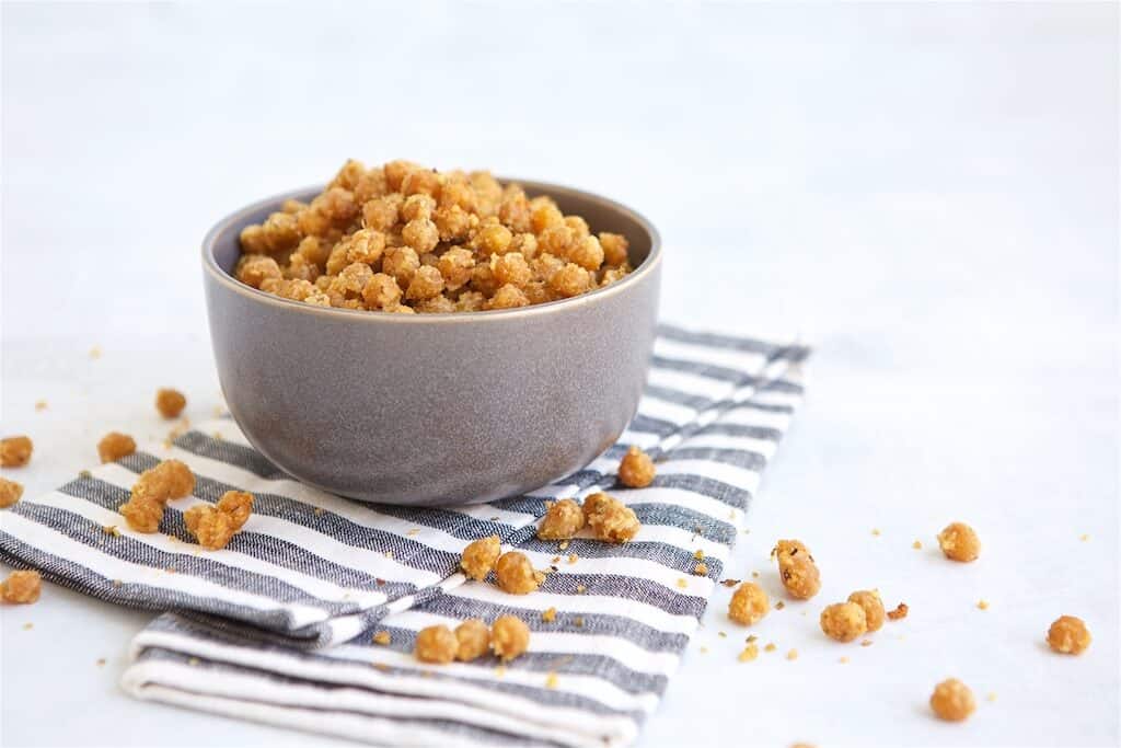 parmesan roasted garbanzo snack