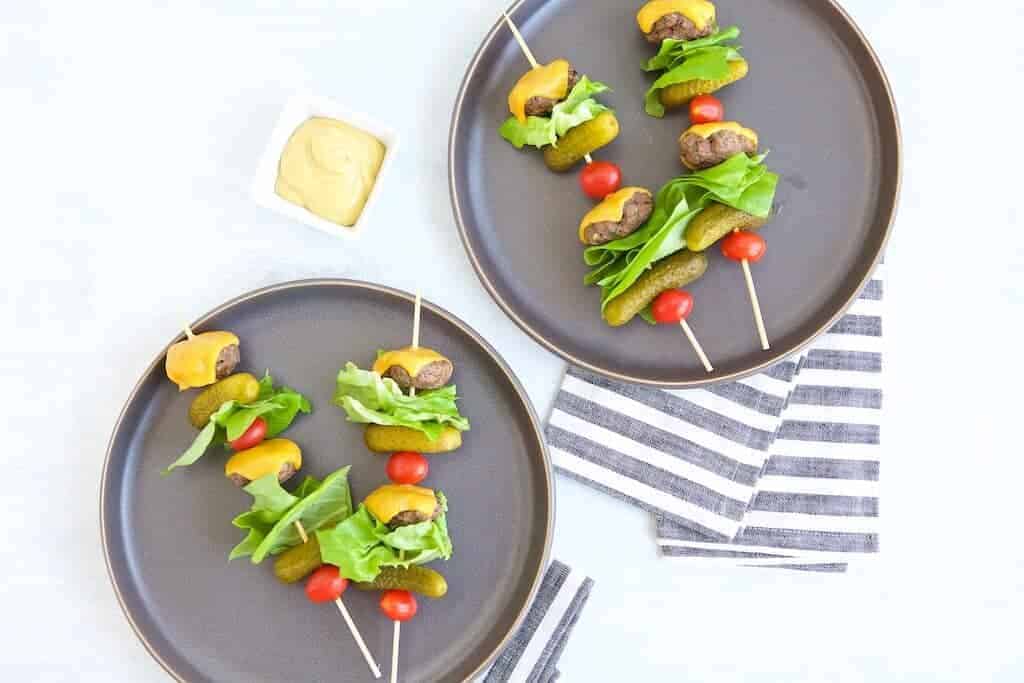 mini burger skewers ALDI recipe