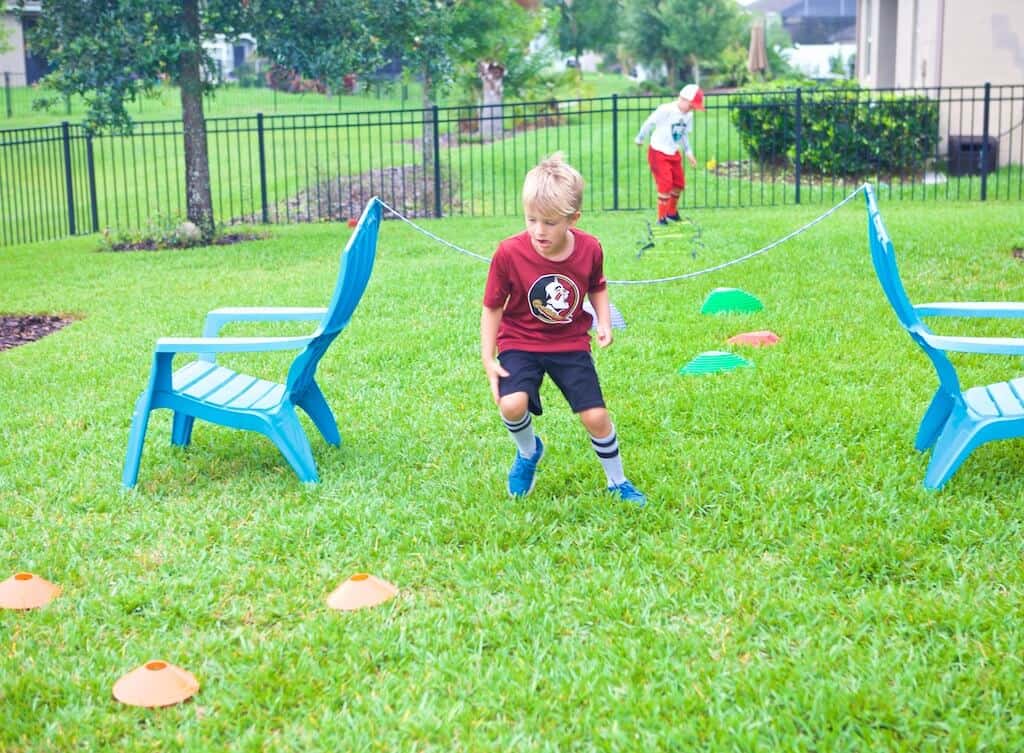 Kids obstacle course ideas