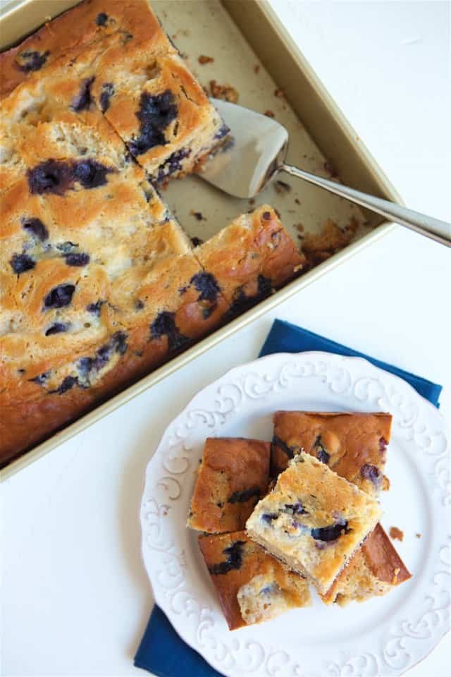 Healthy Blueberry Buttermilk Coffee Cake Recipe - Make Healthy Easy ...