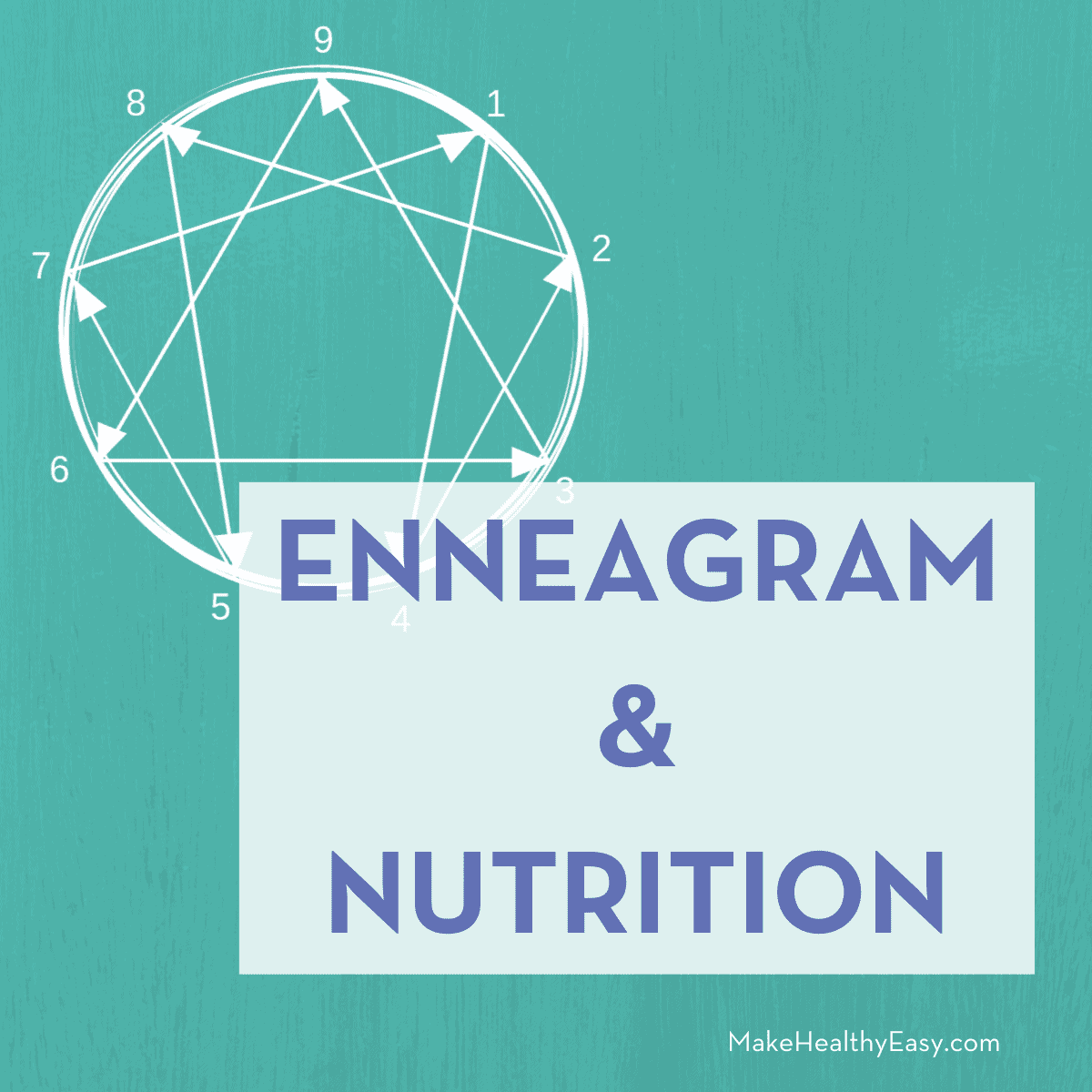 Enneagram & Nutrition - Is there a connection between the two? Quite possibly. Read more about the Enneagram & Eating Project at MakeHealthyEasy.com