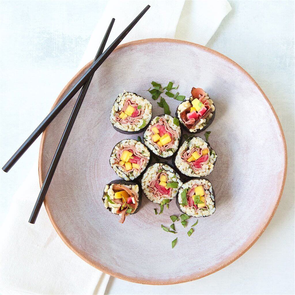 https://jennabraddock.com/wp-content/uploads/2020/05/Mango-Basil-Beefshi-roll-half-5-1024x1024.jpg