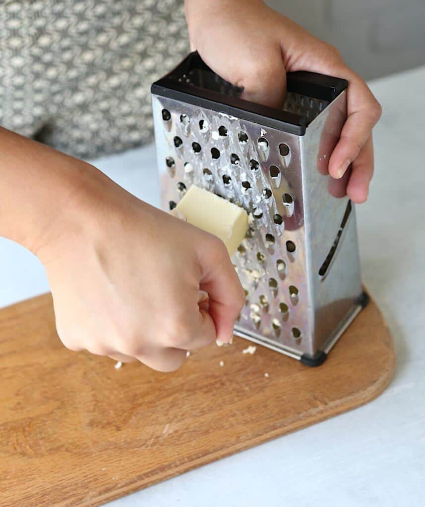 grating butter