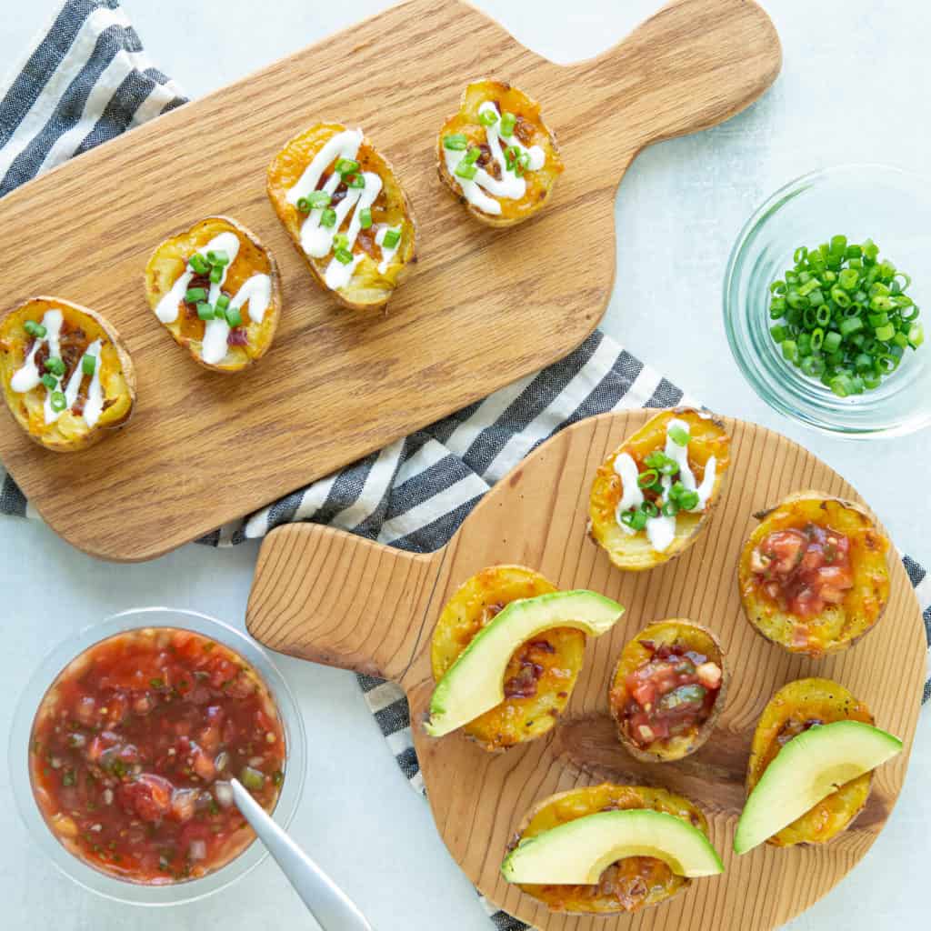 Potato skins make ahead appetizer recipes