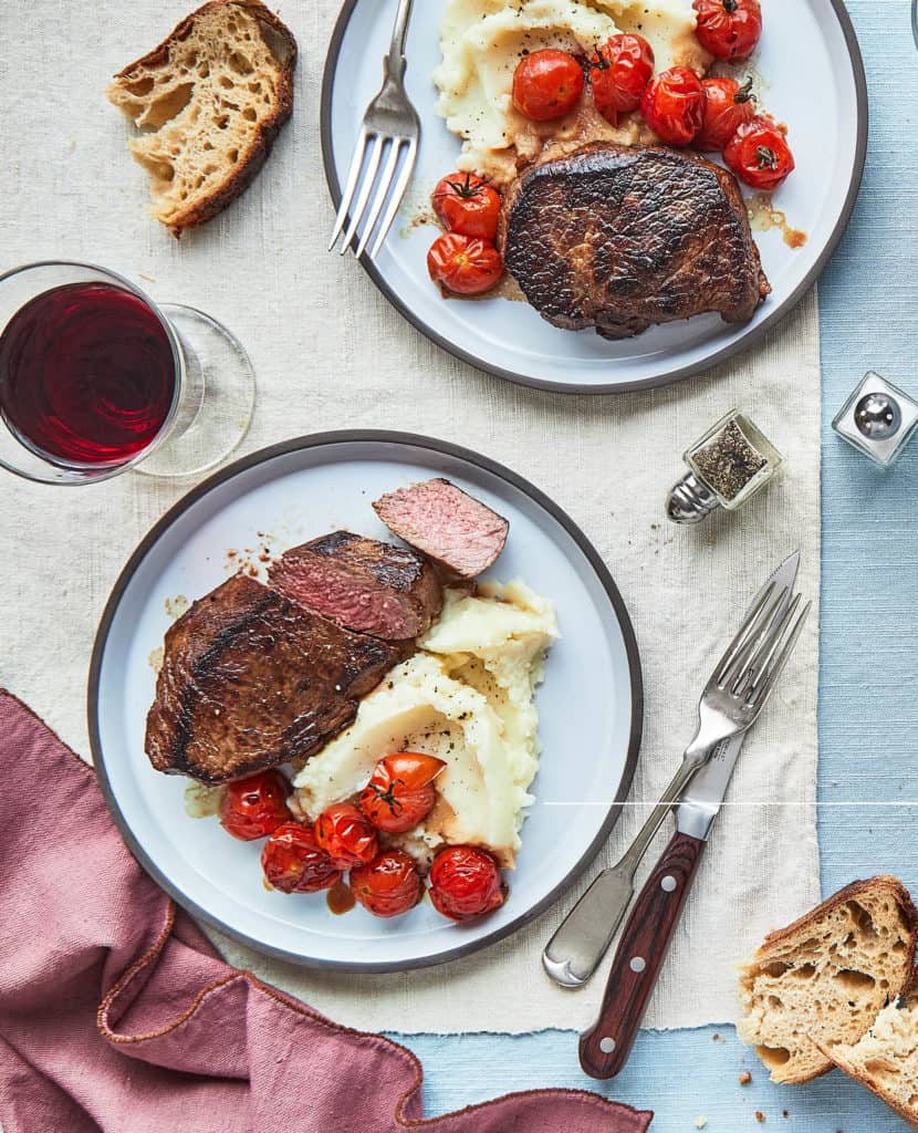 Jenna Braddock Cookbook Steak and mashed potatoes