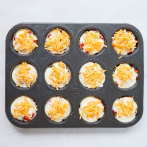 Beef sausage mini breakfast pies ready to bake