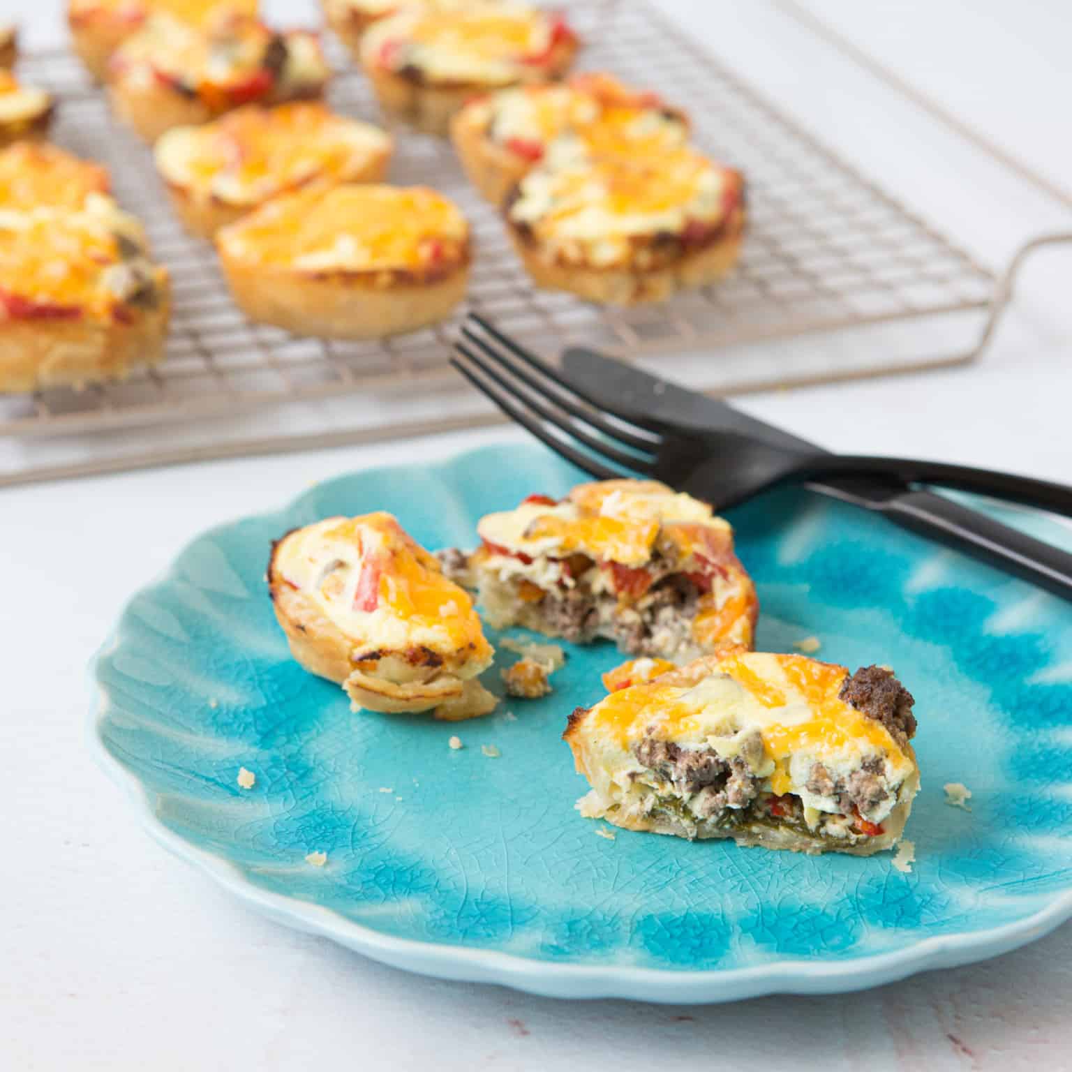 Ground Beef Sausage Mini Breakfast Pies Make Healthy Easy Jenna