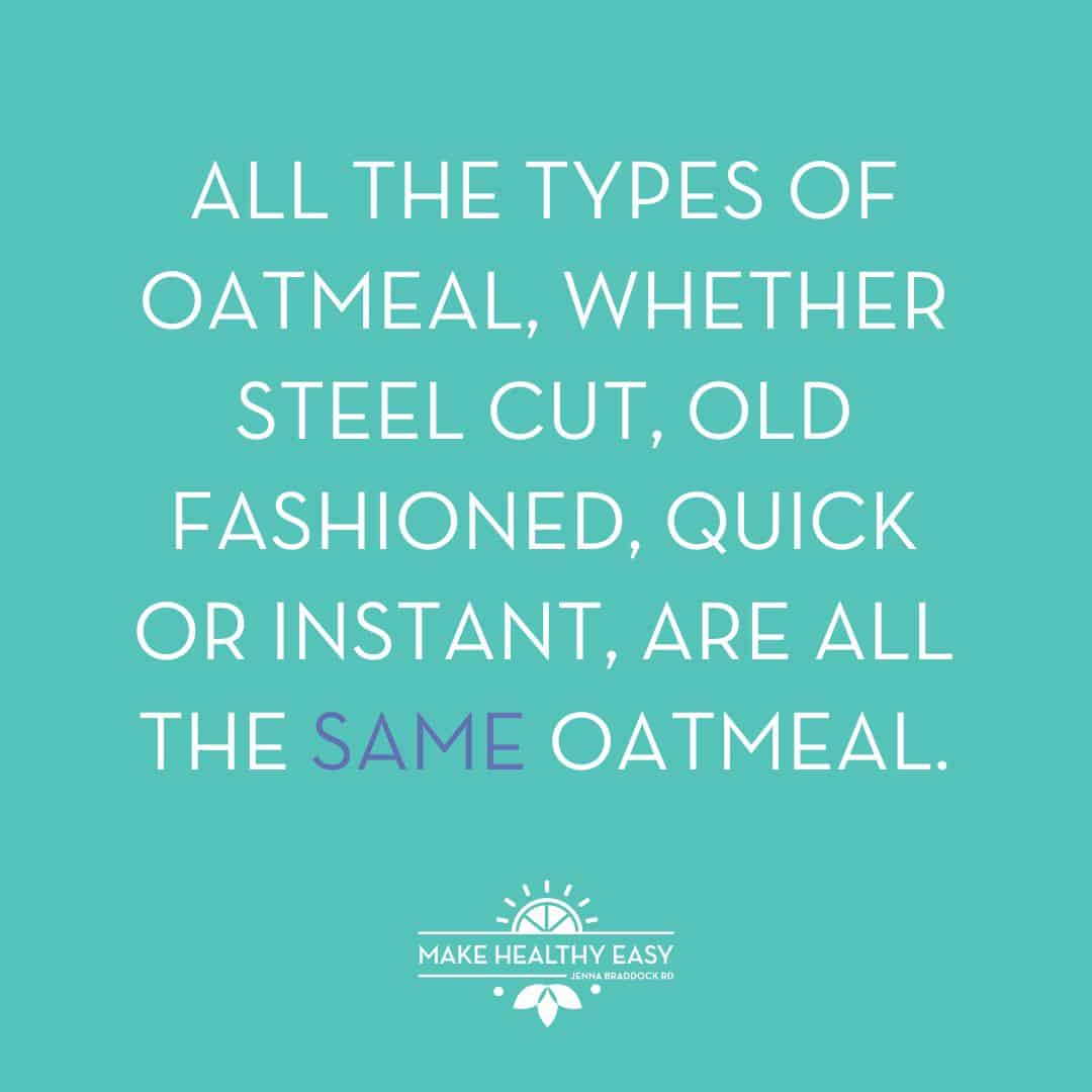 Overnight Crockpot Steel Cut Oatmeal - Make Healthy Easy - Jenna Braddock RD