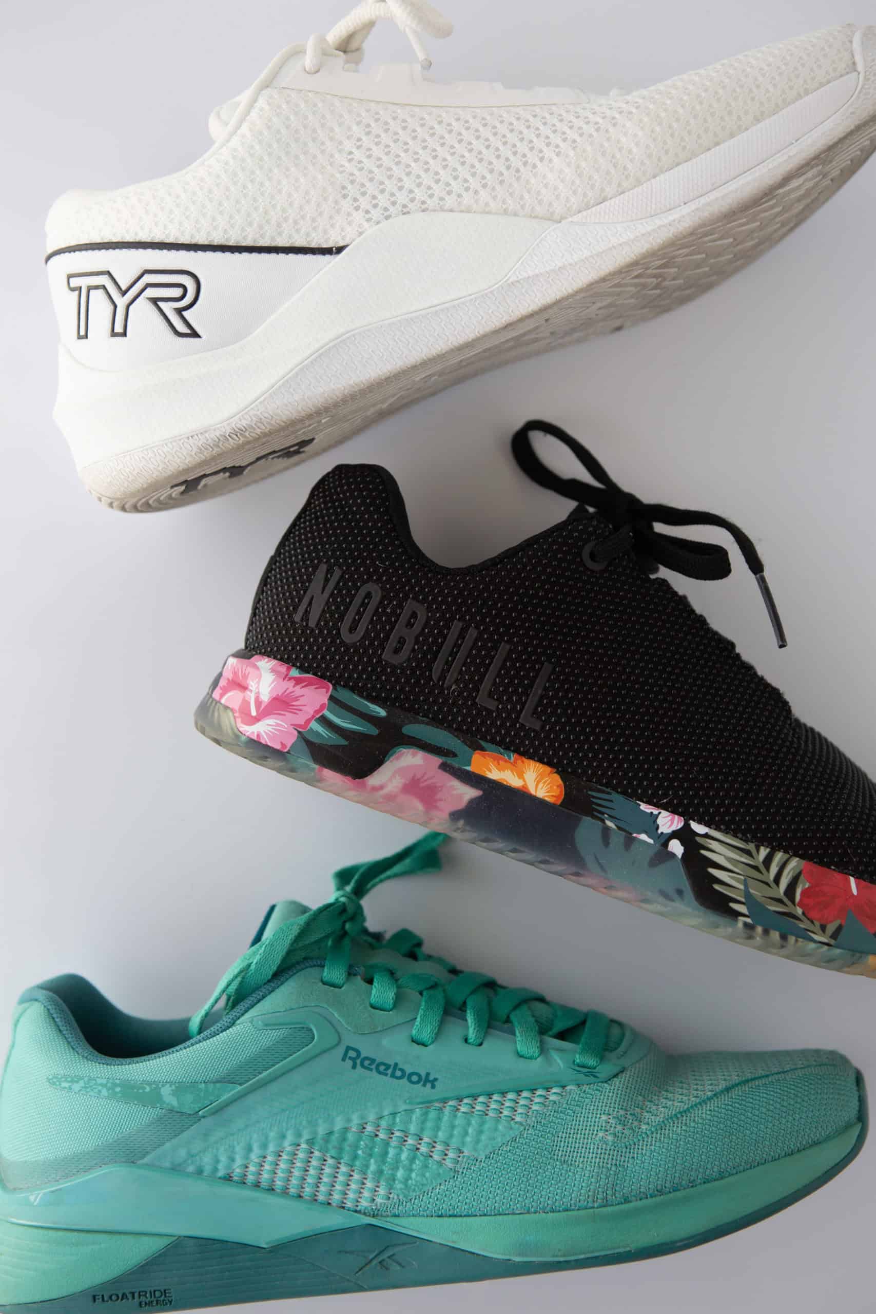 HIIT Shoes for women: TYR, Reebok, and NOBULL